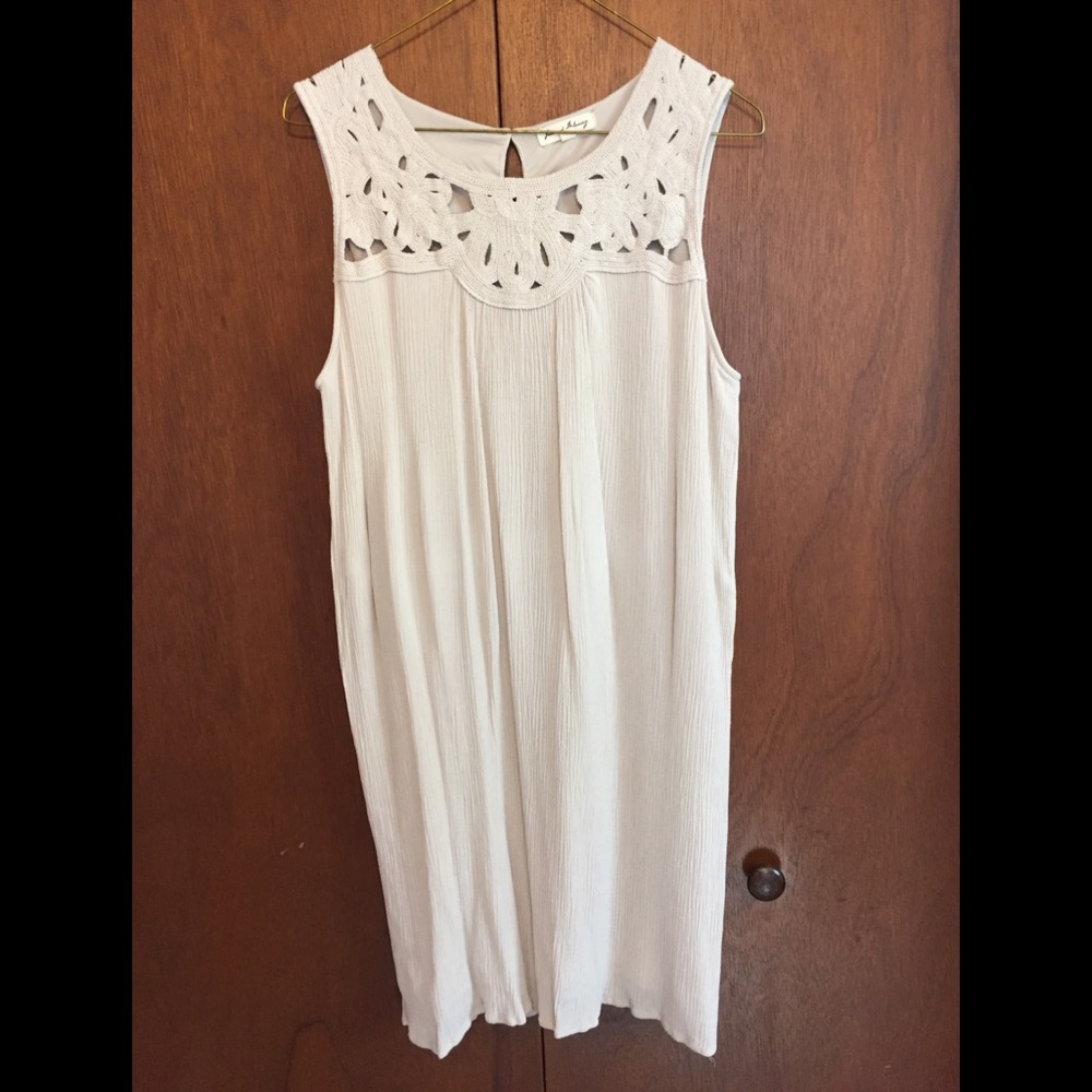 Jane and Delancey Tan dress